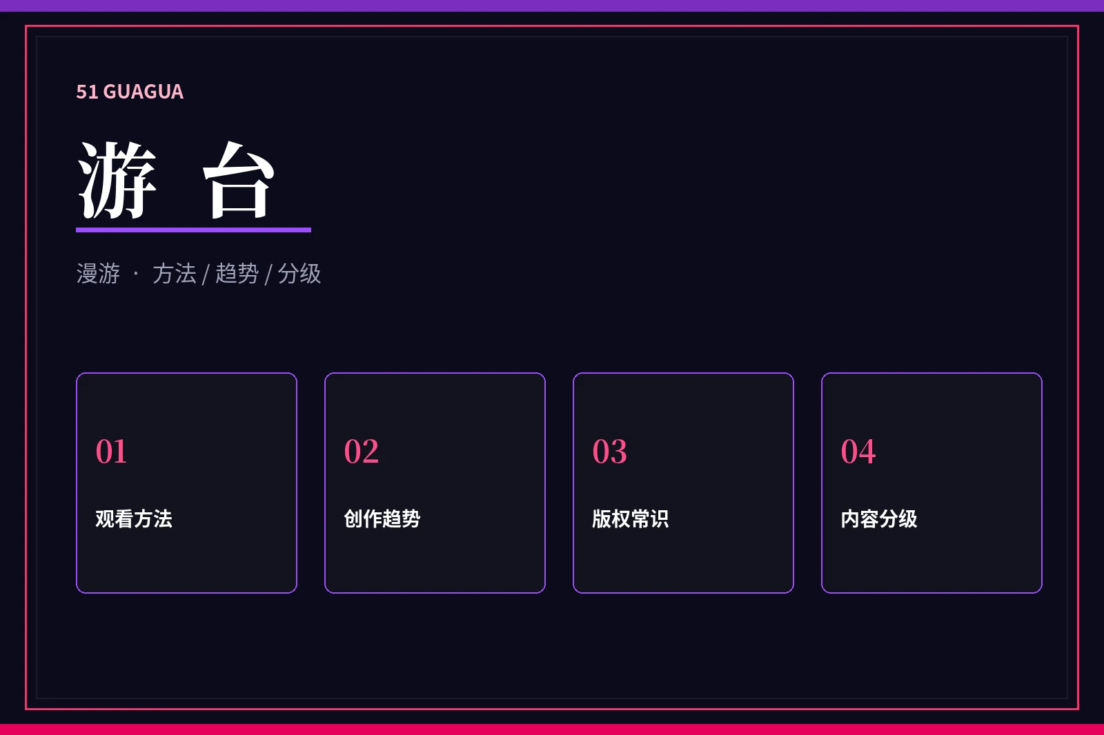 51吃瓜游台观看方法与版权常识